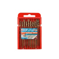 Сверла по металлу кобальтовые 4 мм, 10 шт., HSS CO, P6M5K5, "MAXIMUM" MX 09974