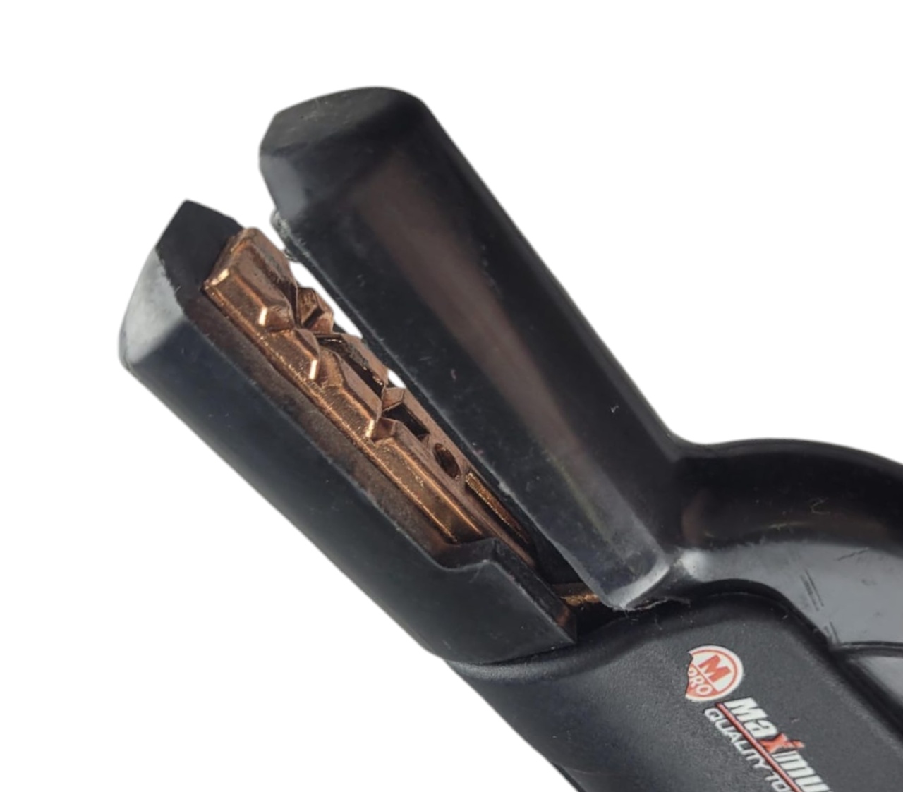 электродержатель 800 a, медь, 45/90/180⁰, рукоять прорезиненная, усиленный, "maximum" mx 14480 оптом