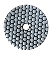 Круг алмазный шлифовальный по камню гибкий 2#, 100 мм,сухой, оранжевый "Бык" оптом