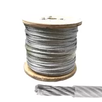 Трос стальной в оплетке ПВХ 6 мм 200 м, " MAXIMUM"